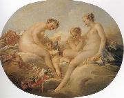 Cupid and the Graces Francois Boucher
